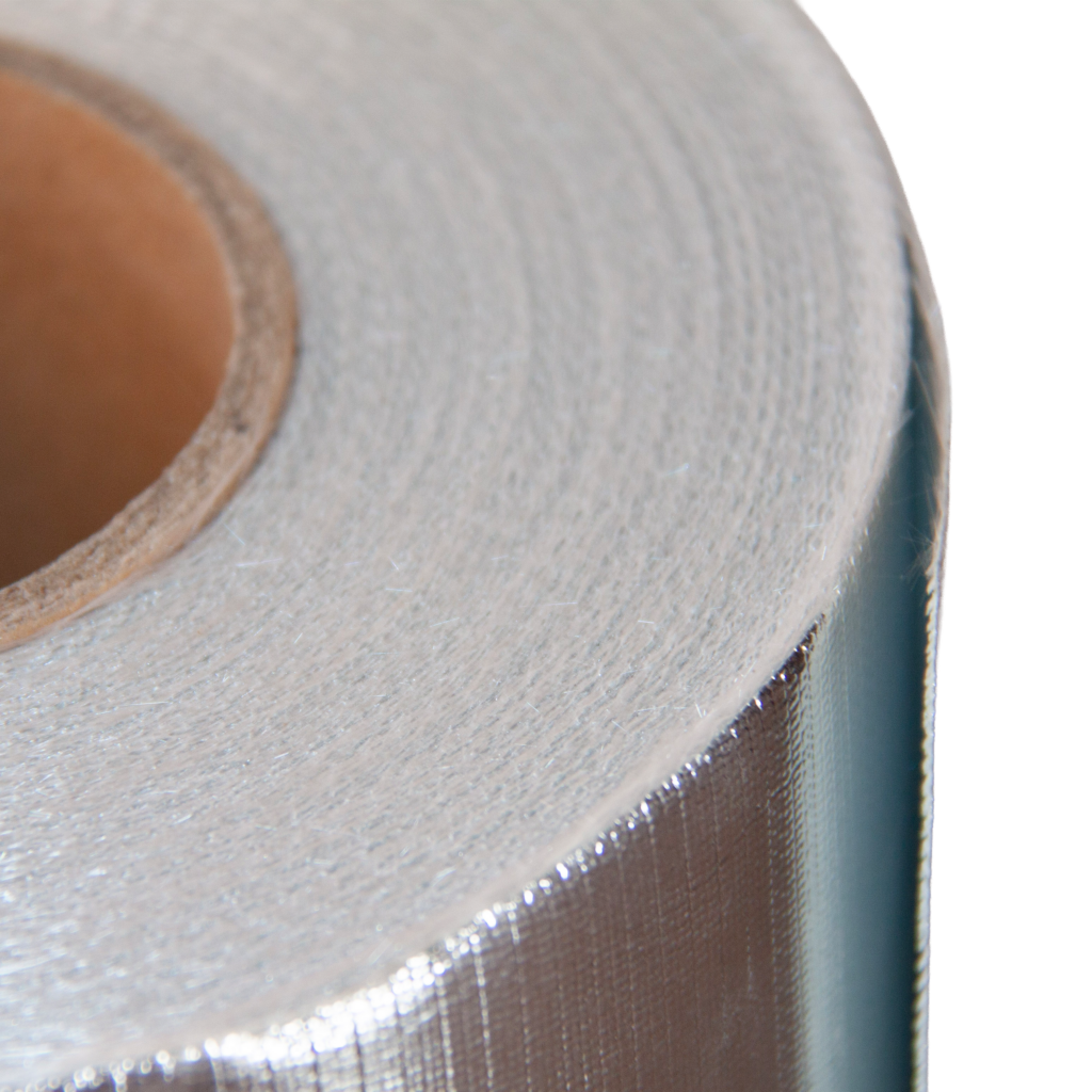 TKANINA SZKLANA ALUMINIUM 500g/m² WYSOKOTEMPERATUROWA DO 600°C