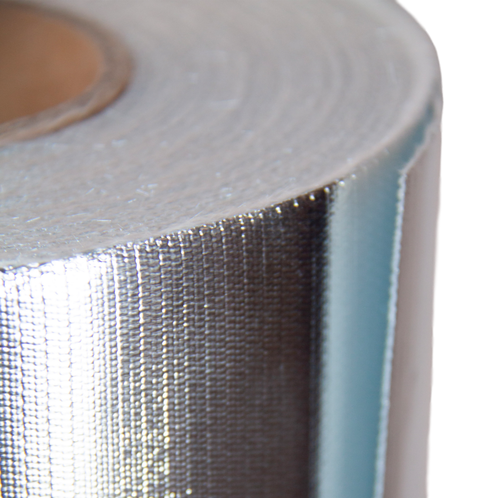 TKANINA SZKLANA ALUMINIUM 500g/m² WYSOKOTEMPERATUROWA DO 600°C