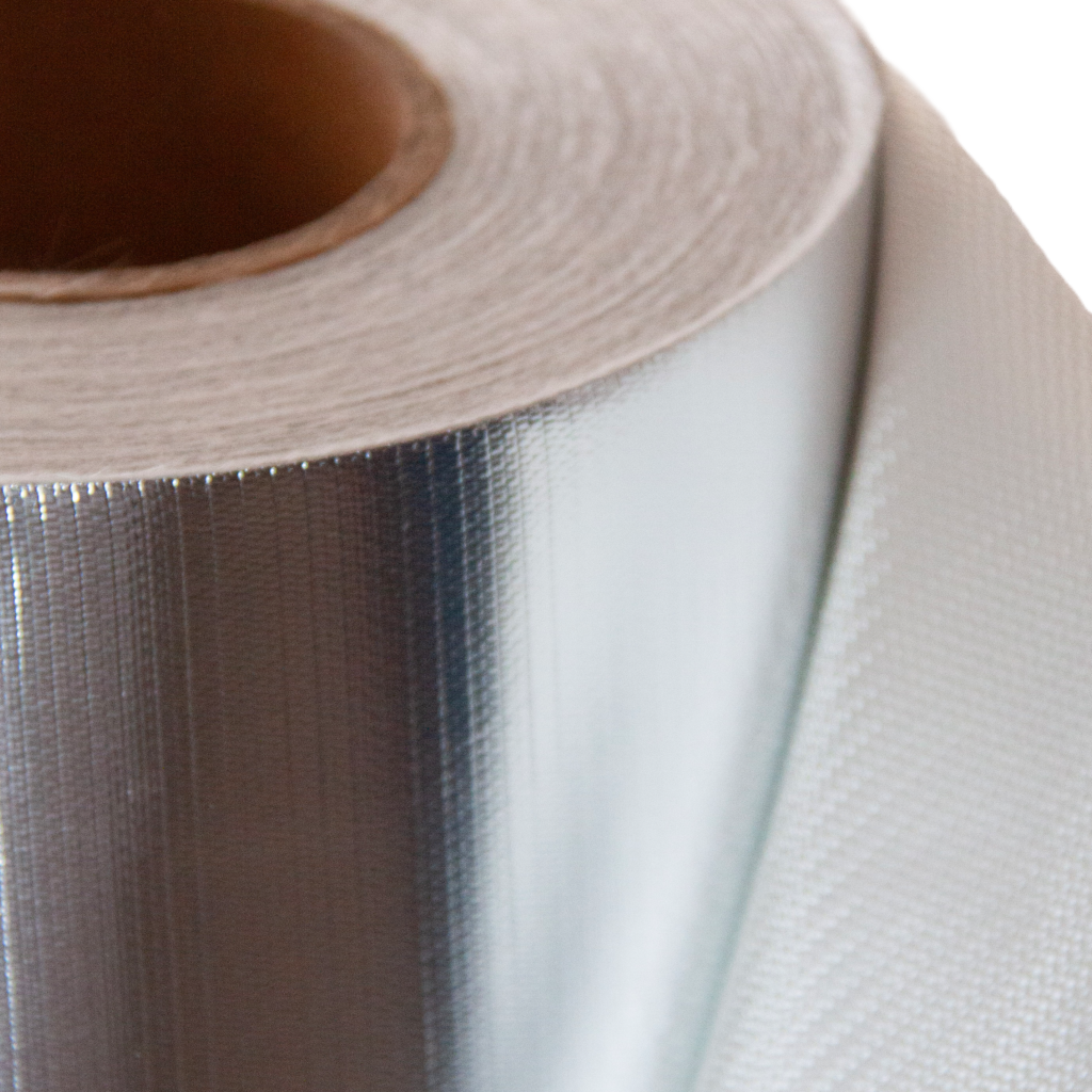 TKANINA SZKLANA ALUMINIUM 500g/m² WYSOKOTEMPERATUROWA DO 600°C